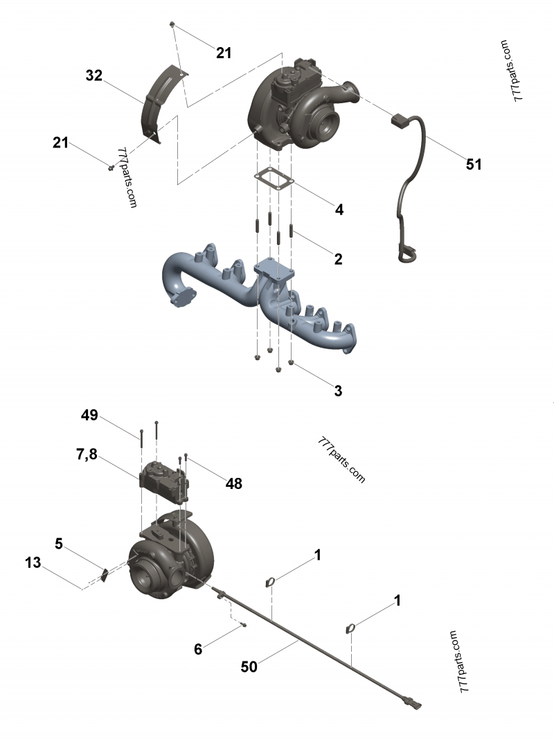 4327175 Turbocharger speed sensor - Cummins spare part | 777parts.com