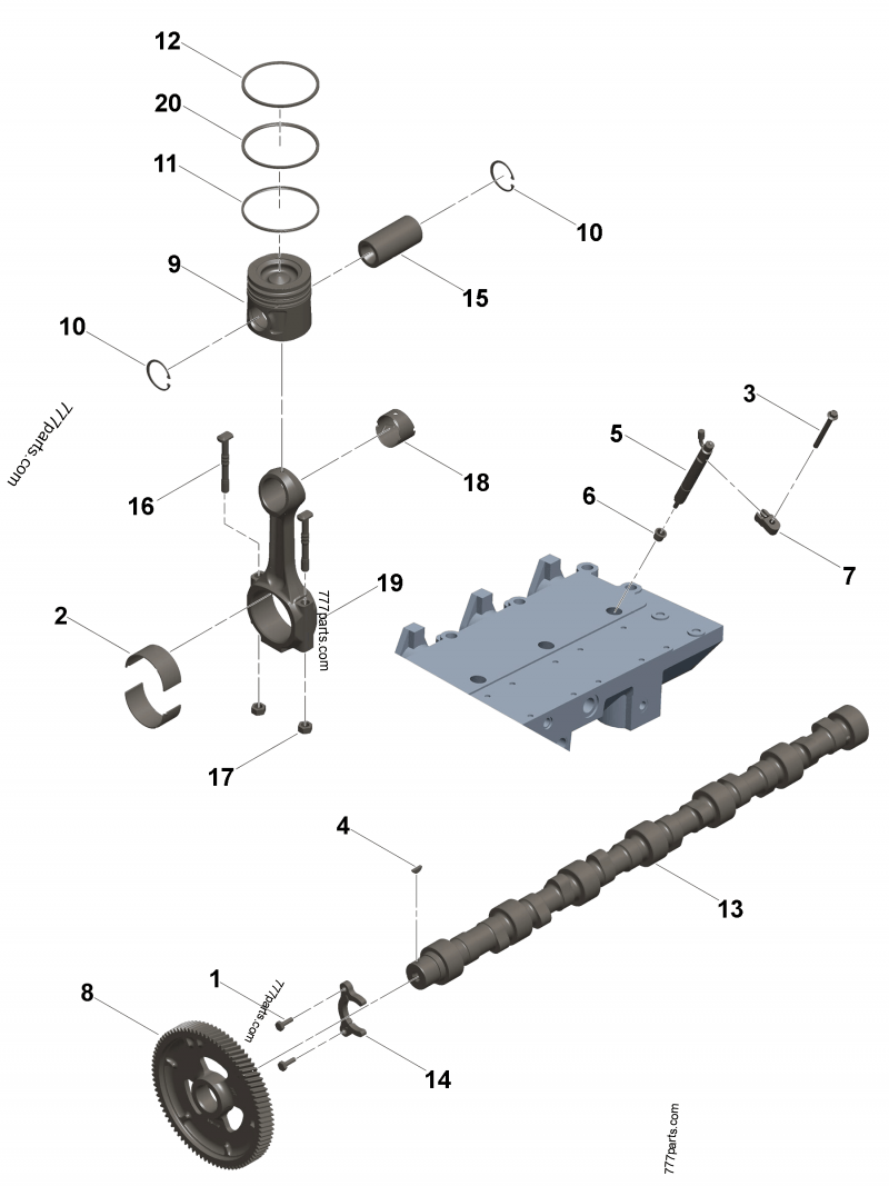 knmd様　確認用 5345861 Compression piston ring - Cummins spare part