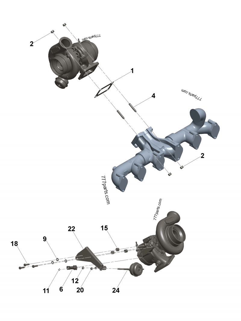 3794681 Actuator bracket - Cummins spare part | 777parts.com