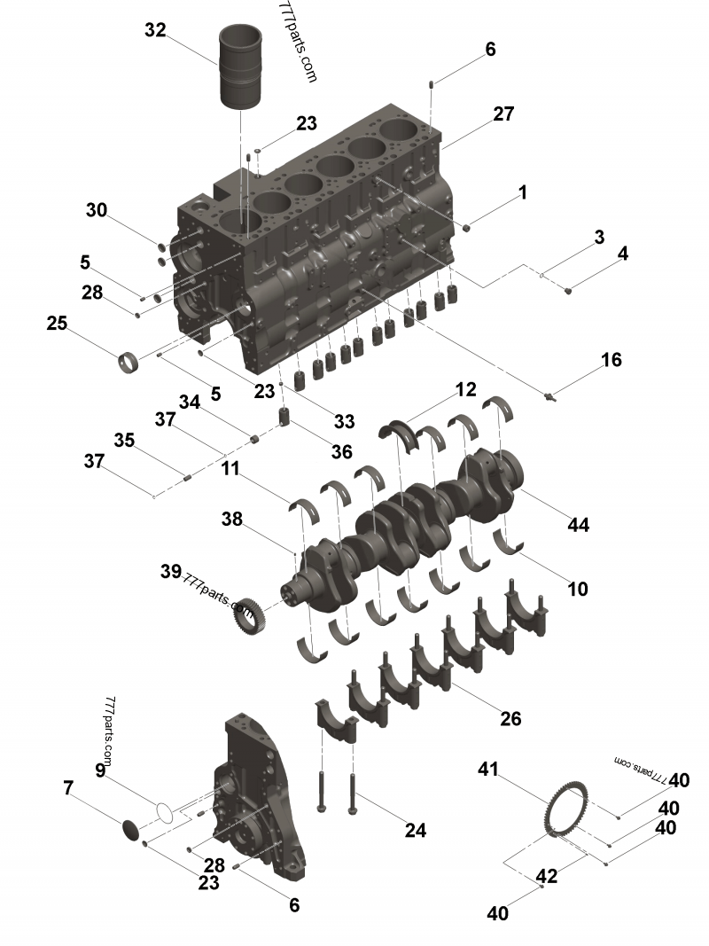 ぼんぐりさん専用 5478879 Cylinder block - Cummins spare part | 777parts.com