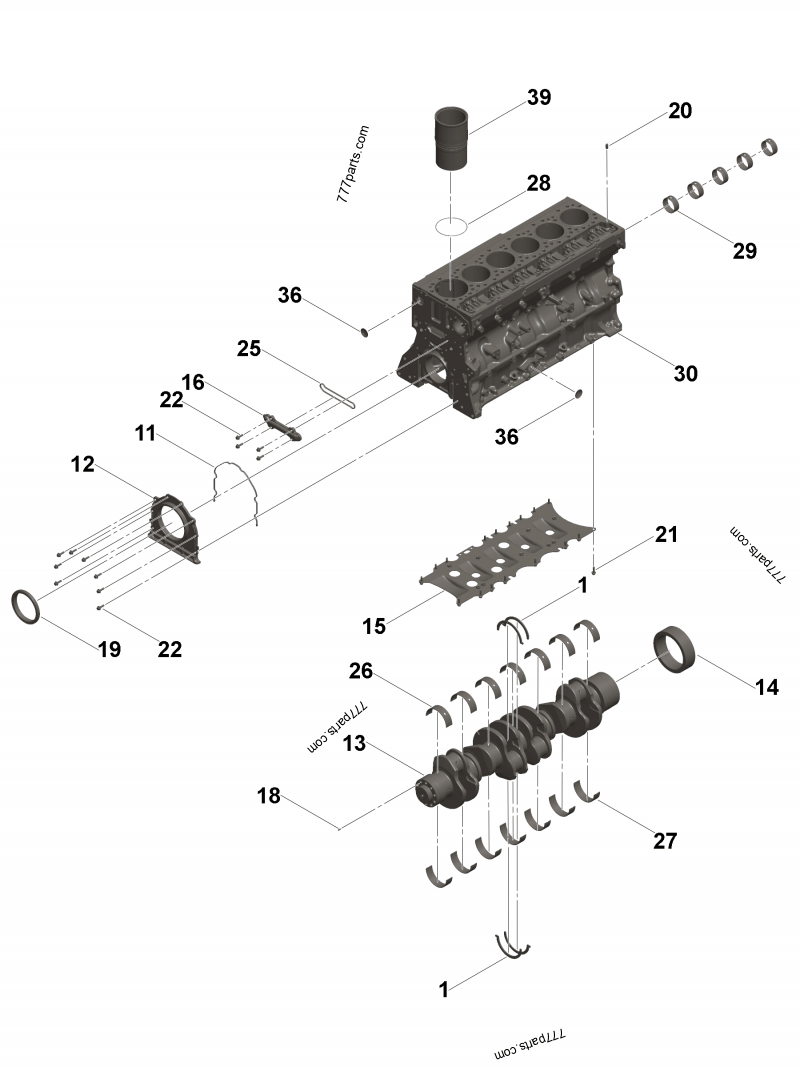 5581523 Cylinder liner - Cummins spare part | 777parts.com