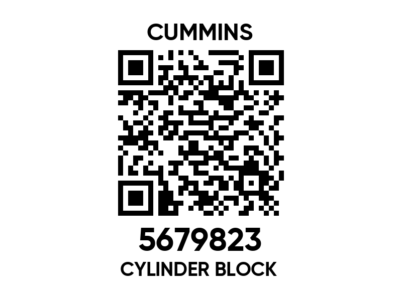 5679823 Cylinder block - Cummins spare part | 777parts.com