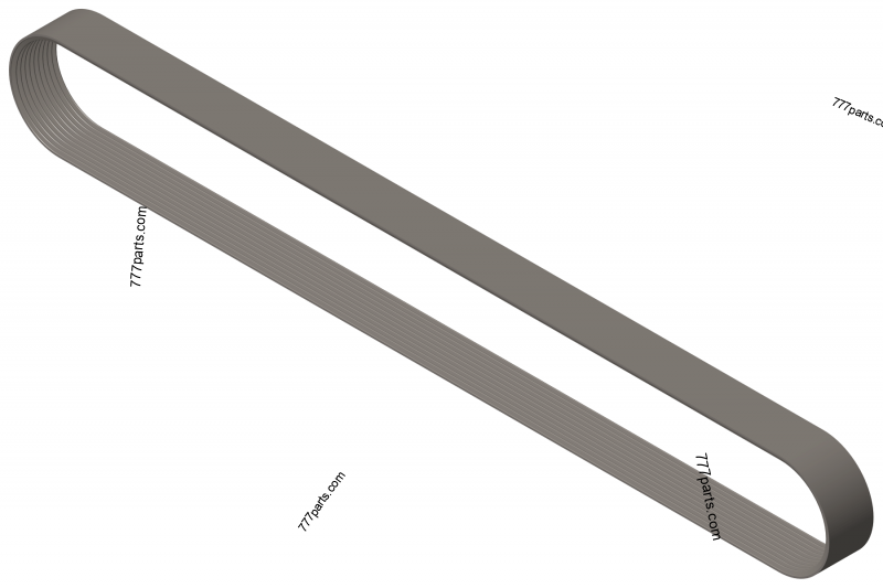4933084 V ribbed belt - Cummins spare part | 777parts.com