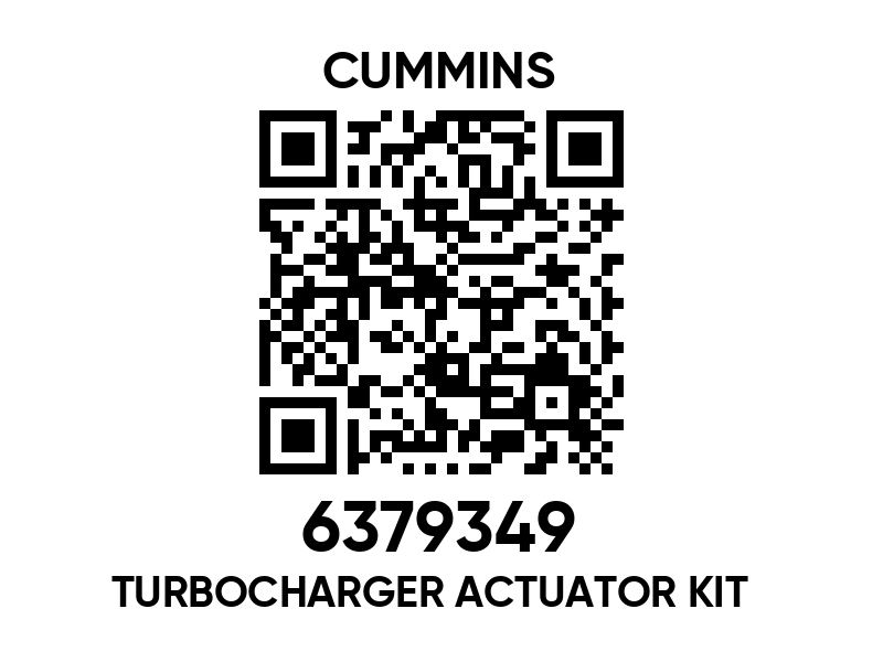 6379349 Turbocharger actuator kit - Cummins spare part | 777parts.com