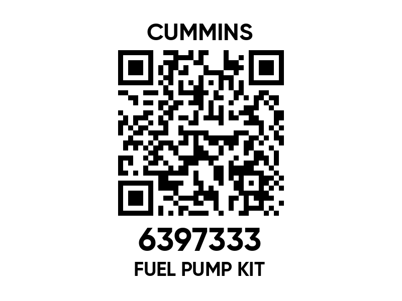 6397333 Fuel pump kit - Cummins spare part | 777parts.com