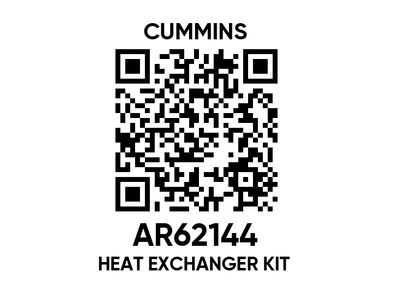 AR62144 Heat exchanger kit Cummins spare part