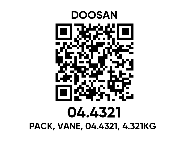 04-4321-pack-vane-04-4321-4-321kg-044321-doosan-spare-part