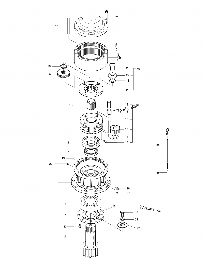 2112-1248E SHAFT, DRIVE - 21121248e - Doosan spare part | 777parts.com