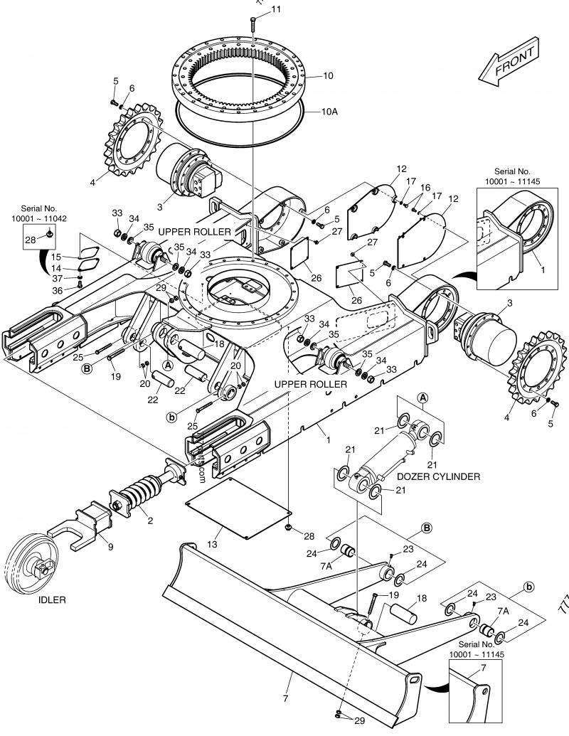 26212287 COVER, GREASE 26212287 Doosan spare part