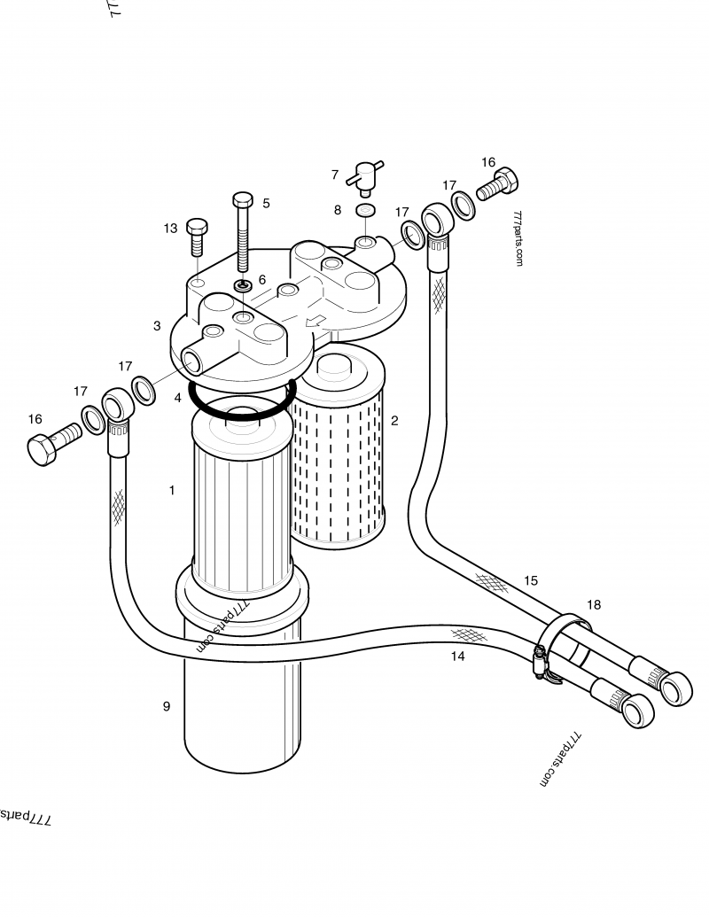 65.12503-5011e Element, Fuel Filter, For Fuel Filter - 65125035011e 