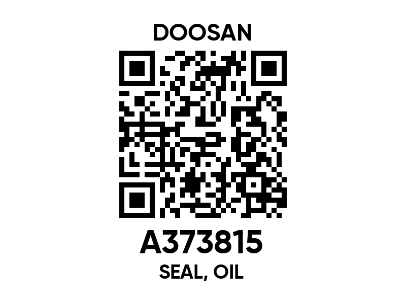 A373815 SEAL, OIL Doosan spare part
