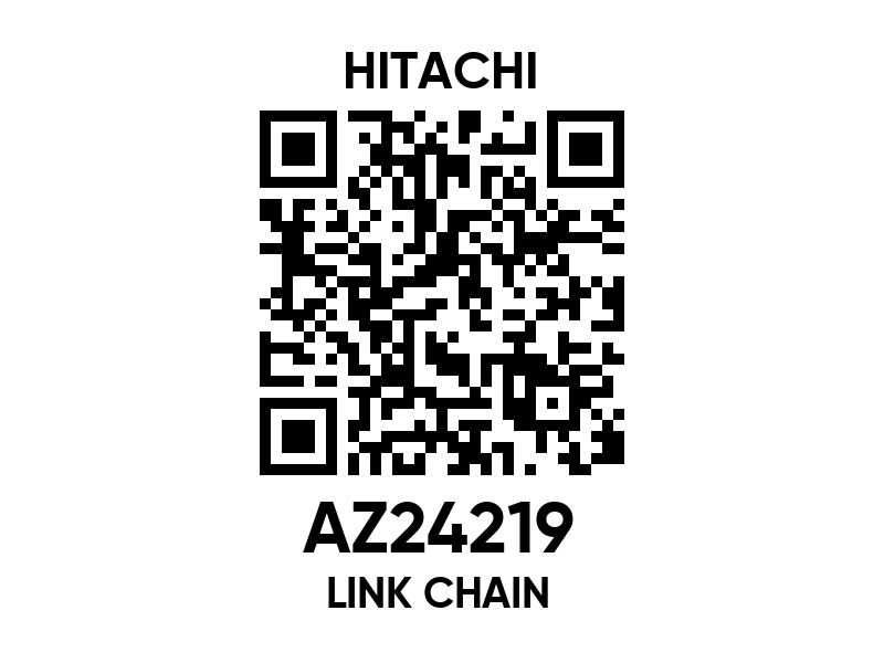タナゴQRコード AZ24219 LINK CHAIN - Hitachi spare part | 777parts.com