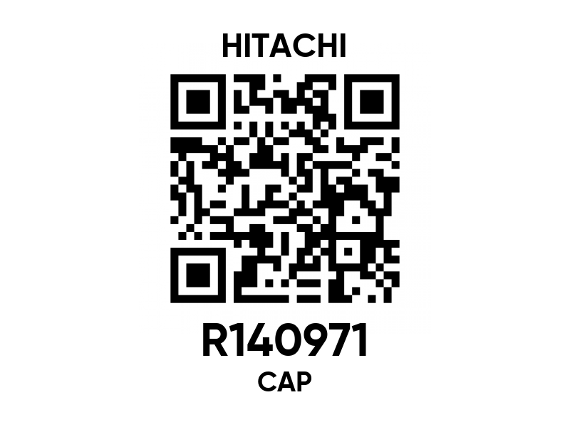 R140971 CAP - Hitachi spare part | 777parts.com