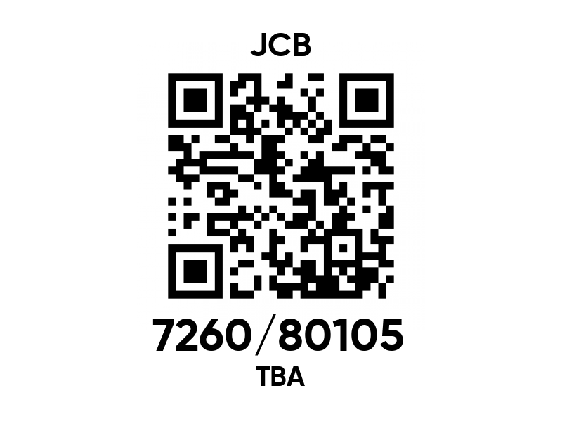 7260/80105 TBA - 726080105 - JCB spare part | 777parts.com