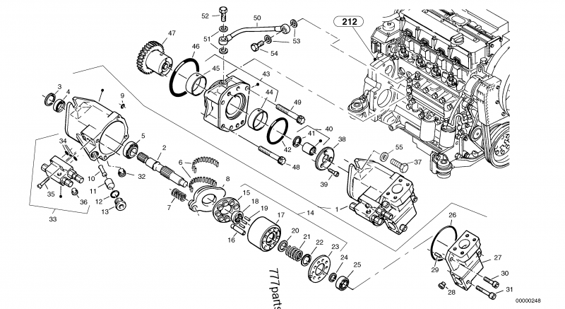 ZM 2814927 Hydraulic Pump - 2814927 - Volvo spare part | 777parts.com