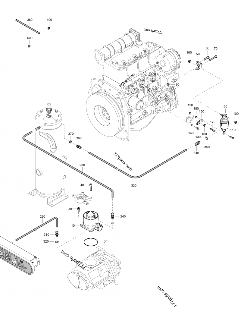 Regulating system - Diesel driven compressors Atlas Copco