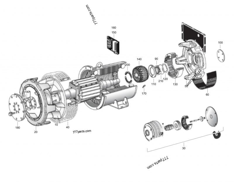 2914841400 Exciter stator - Atlas Copco spare part | 777parts.com