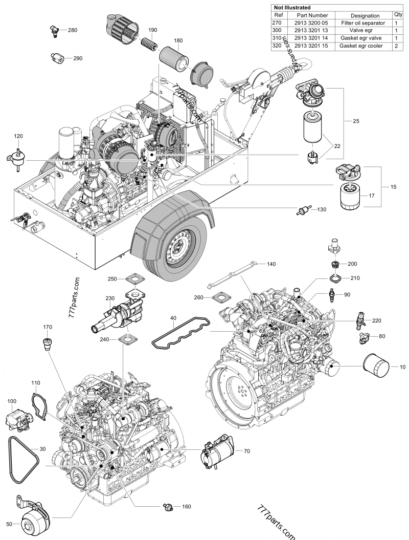 2913320116 Filter fuel ws - Atlas Copco spare part