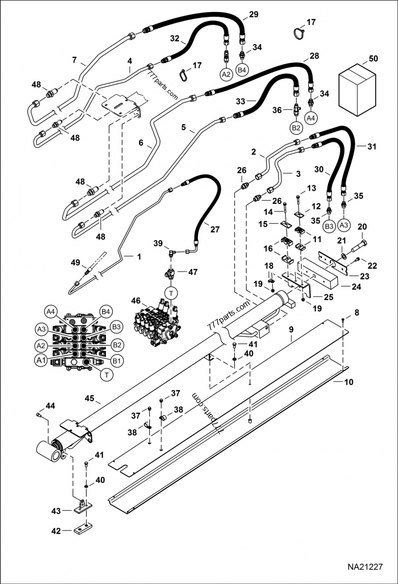 7436707 PAD BOOM - Bobcat spare part | 777parts.com 