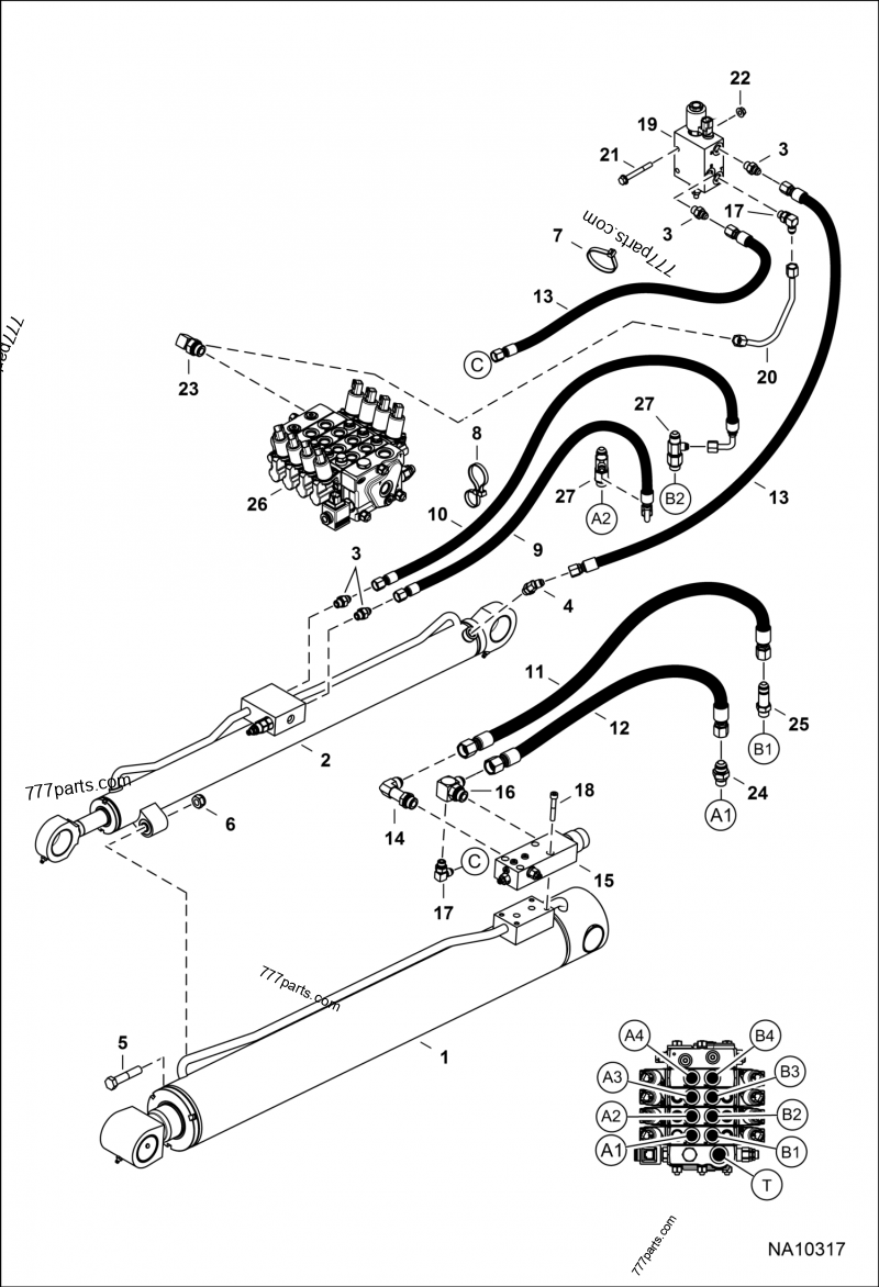 7368477 BOOM VALVE - Bobcat spare part | 777parts.com 