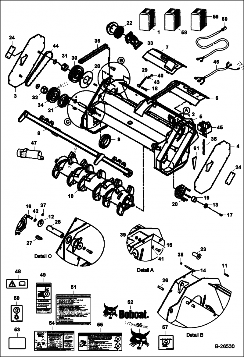 7131810 KIT, FORESTRY APPLICATIONS - Bobcat spare part