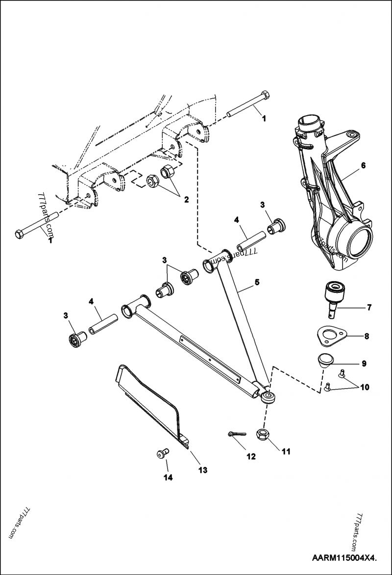 7016073 BALL JOINT - Bobcat spare part | 777parts.com