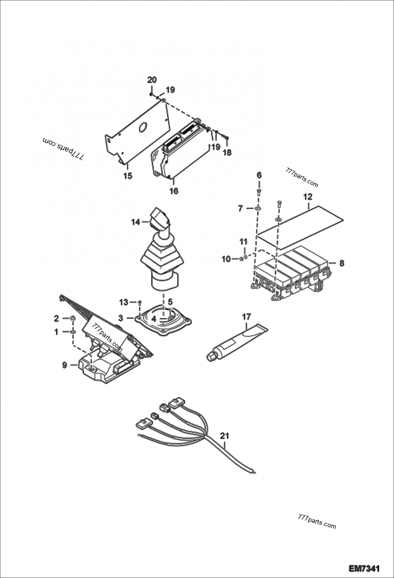 96038-5 CONTOLLER, SUSMIC BOX - 960385 - Bobcat spare part 