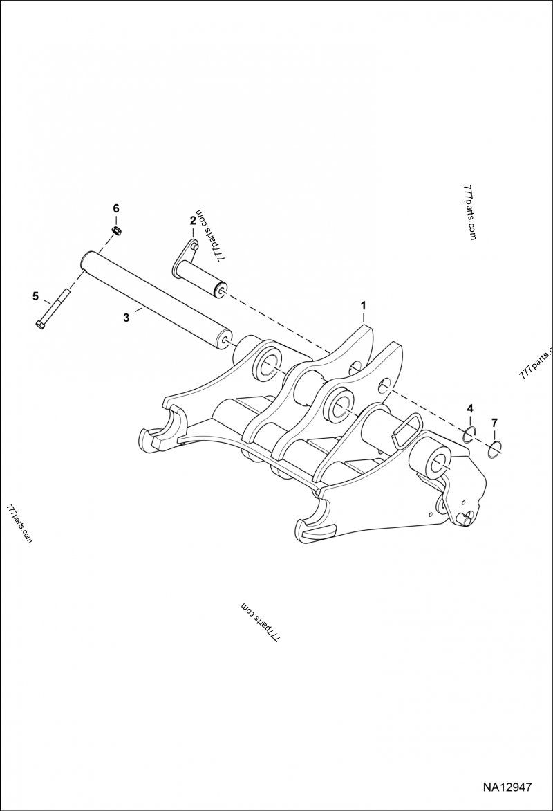 7207687-GB QUICKTACH W/A - 7207687gb - Bobcat spare part