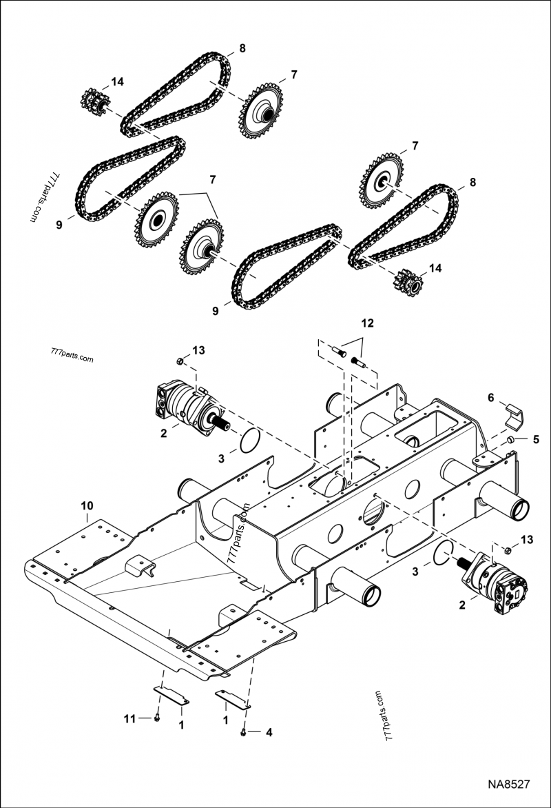 7211353 CHAIN - Bobcat spare part | 777parts.com