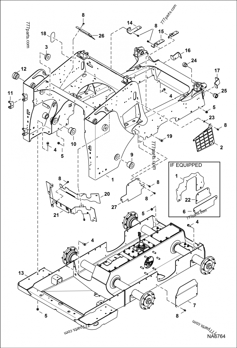 7147889 FRAME, MAIN ASSY - Bobcat spare part | 777parts.com