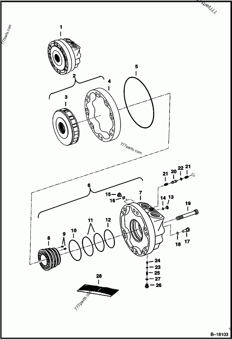 6676953 BLOCK - Bobcat spare part | 777parts.com
