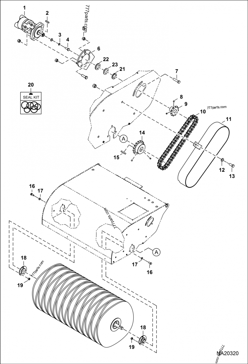 7446733 CHAIN - Bobcat spare part | 777parts.com