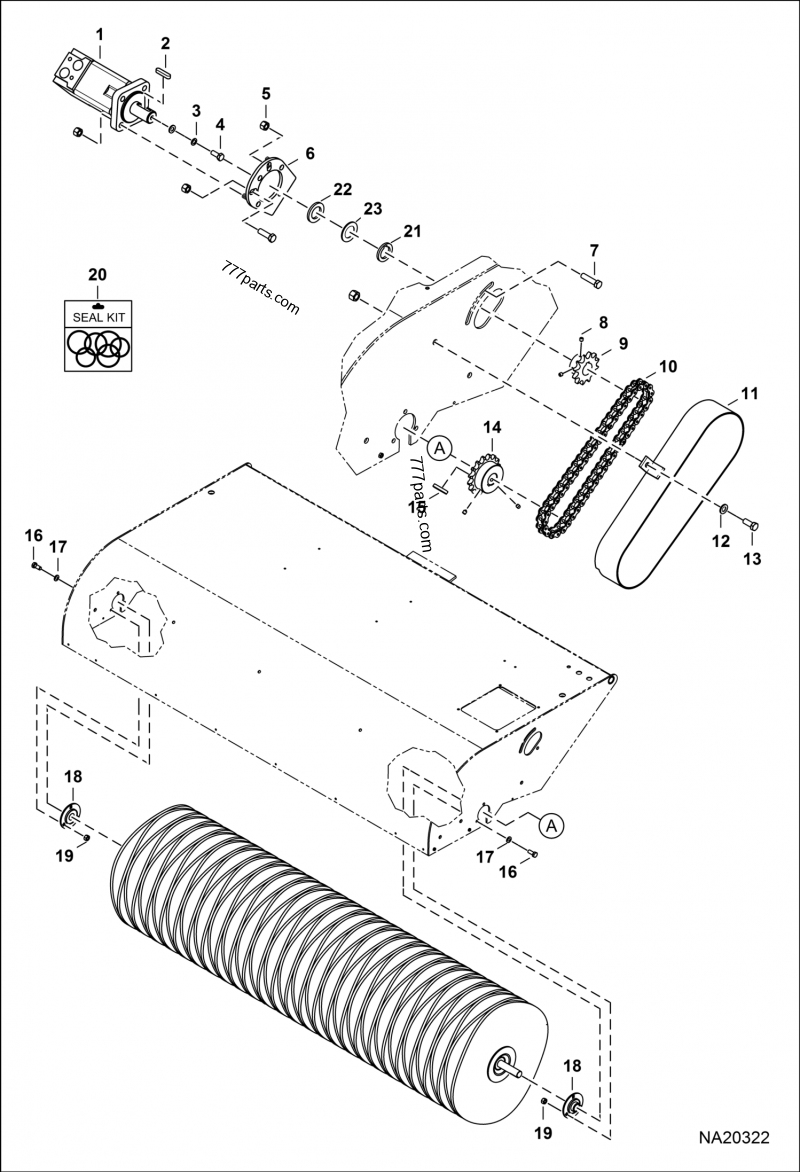 7446733 CHAIN - Bobcat spare part | 777parts.com