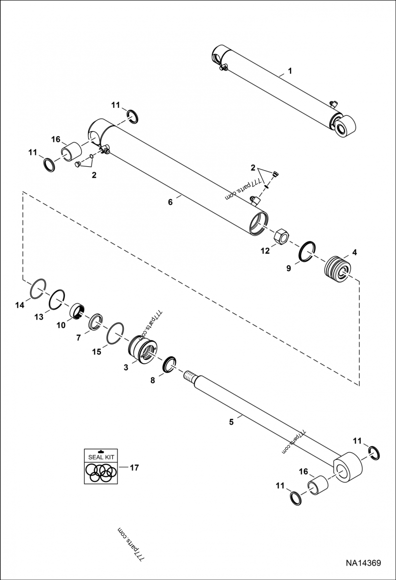 7299788 SEAL WIPER - Bobcat spare part | 777parts.com