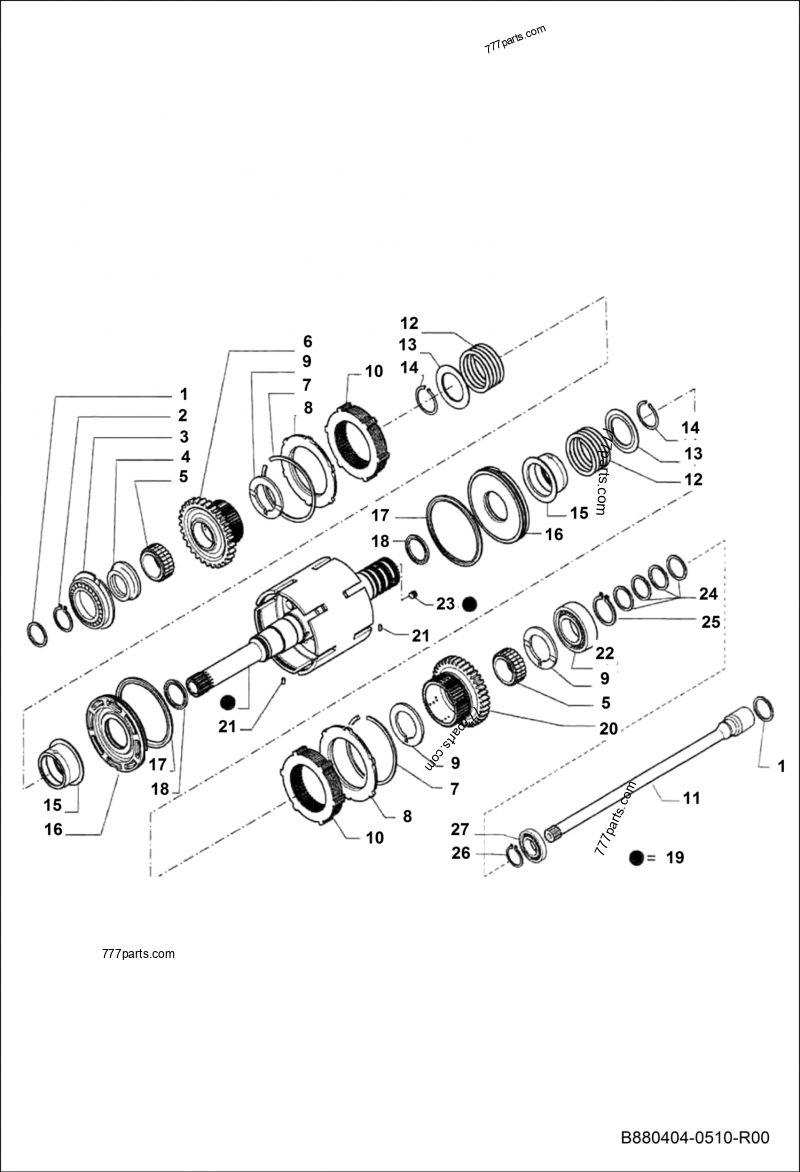 7289375 CLUTCH PISTON - Bobcat spare part | 777parts.com 