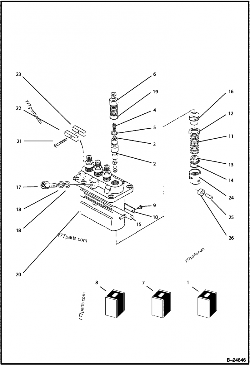 6646730 O-RING - Bobcat spare part | 777parts.com