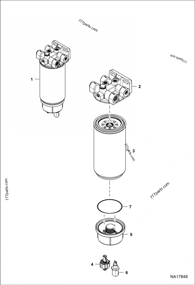7374978 DRAIN WATER - Bobcat spare part | 777parts.com