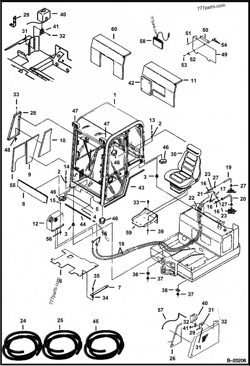 6588859 INSULATION - Bobcat spare part | 777parts.com