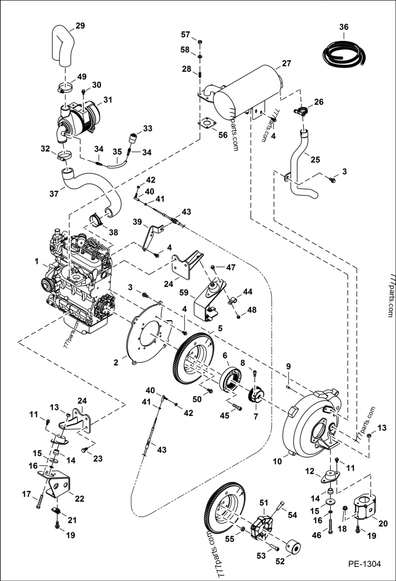 6675529 FILTER, AIR - Bobcat spare part | 777parts.com