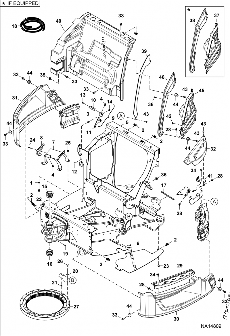 7323490 BUSHING STRAIGHT - Bobcat spare part | 777parts.com