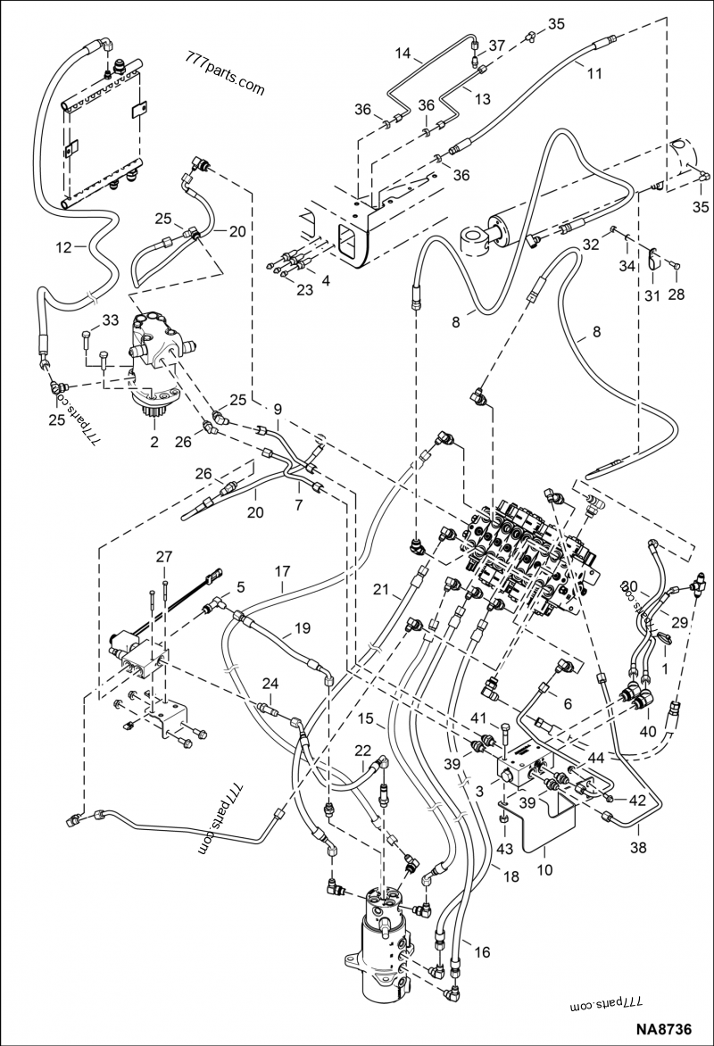 7003480 VALVE, LOCK SLEW - Bobcat spare part | 777parts.com