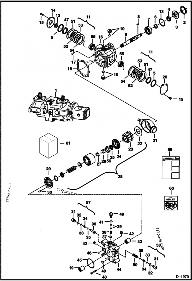 6661997 PUMP - Bobcat spare part | 777parts.com