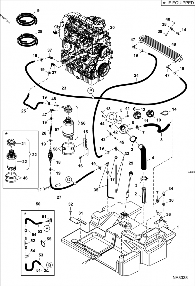 USインディー・ポップ・マップ 7181068 TANK FUEL - Bobcat spare part | 777parts.com