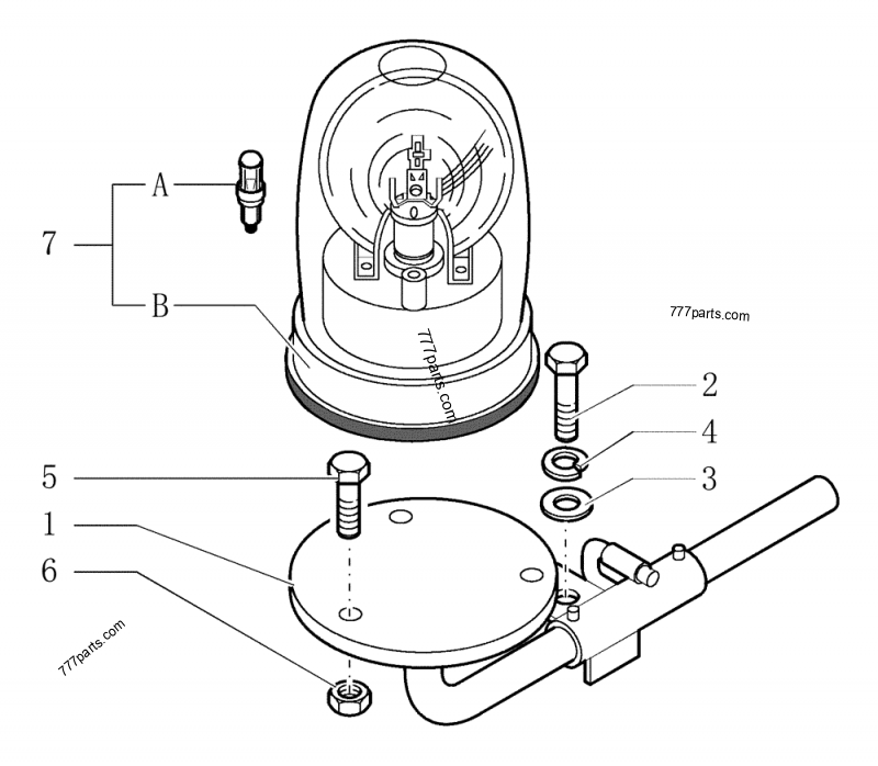 14151195 BULB - Case spare part | 777parts.com