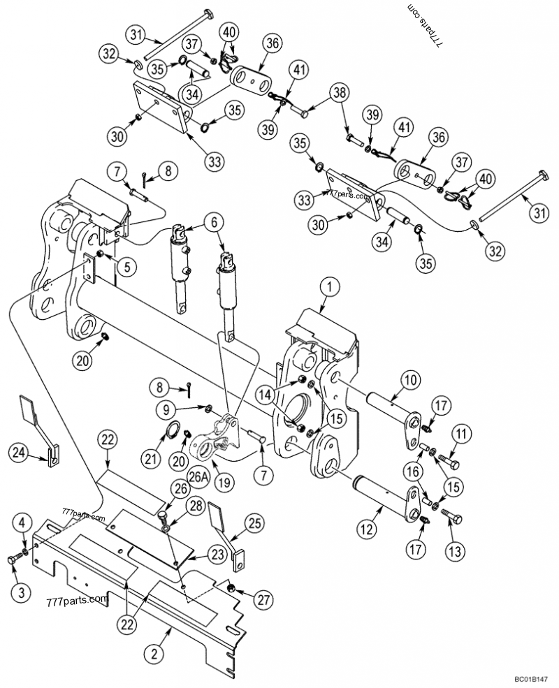 セブン【seven】スチールブック 246902A7 FRAME ASSY - Case spare part | 777parts.com