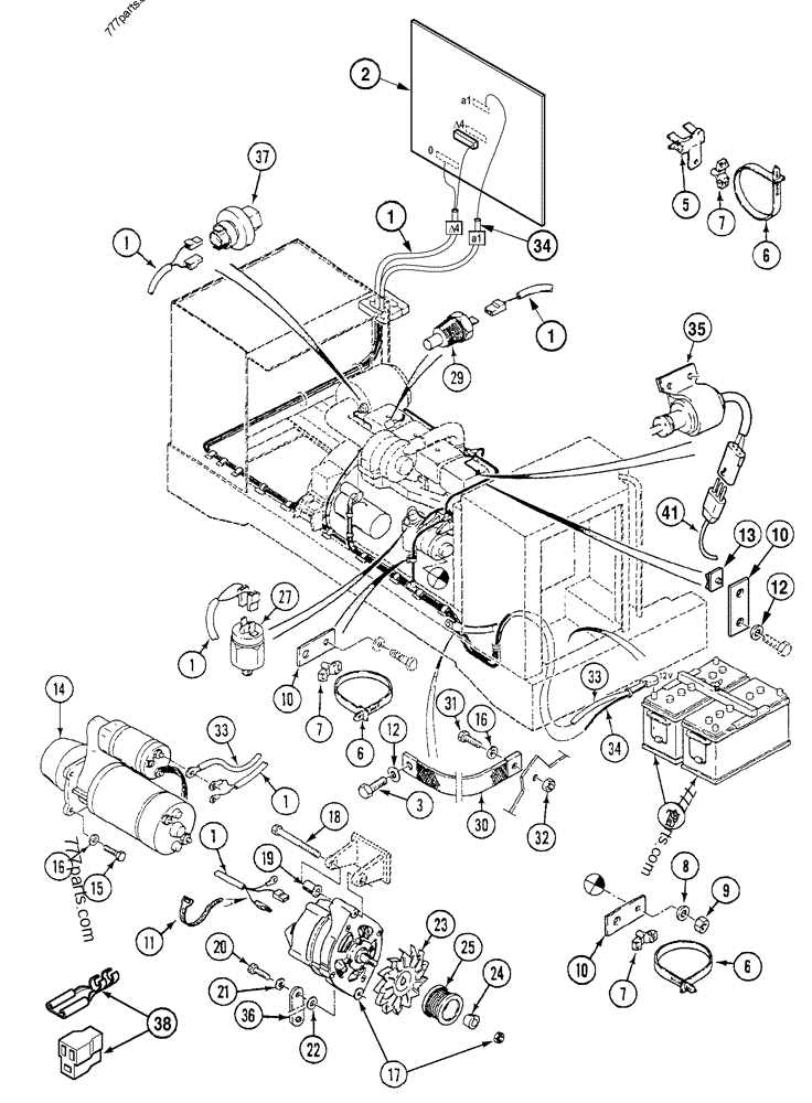 E2352214 HARNESS Case spare part