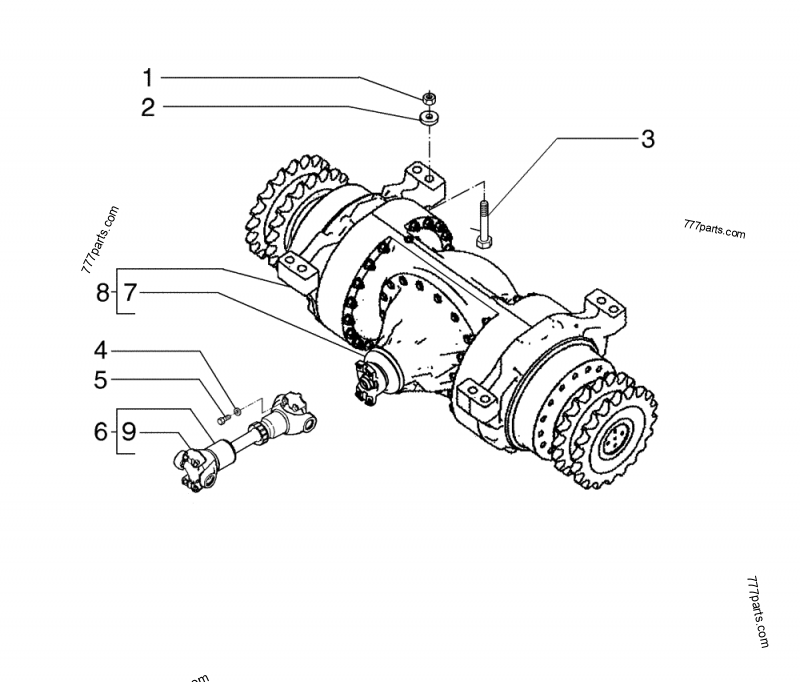 75289087 DIFFERENTIAL - Case spare part | 777parts.com