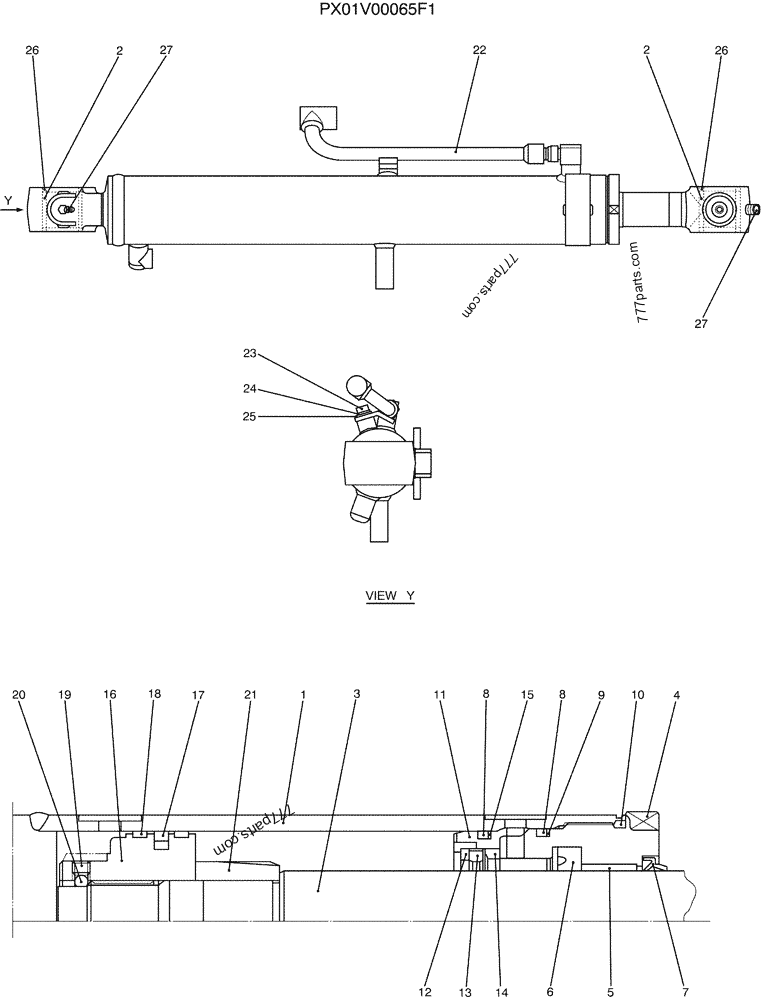 2438U635S3 RING - Case spare part | 777parts.com