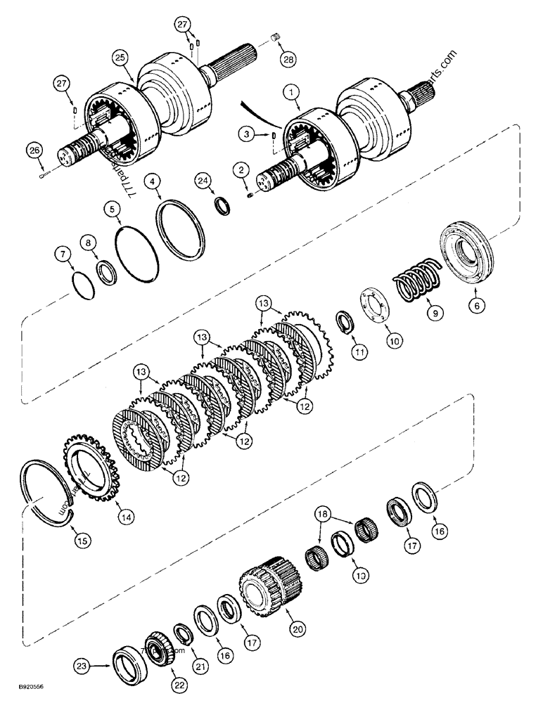 1995409C1 INVERTER SHAFT Case spare part