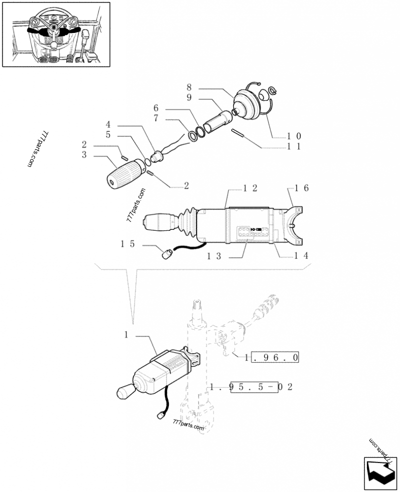 明出品① 87571318 CONTROL - Case spare part | 777parts.com